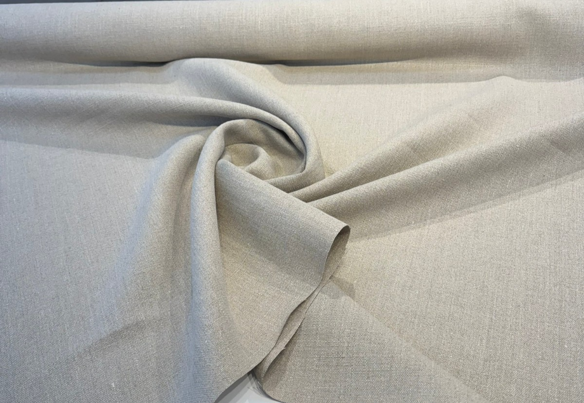 Nelen & Delbeke Belgian Linen Lino Chino Natural Linen Fabric - Chino Natural, 59" Width (By The Yard)