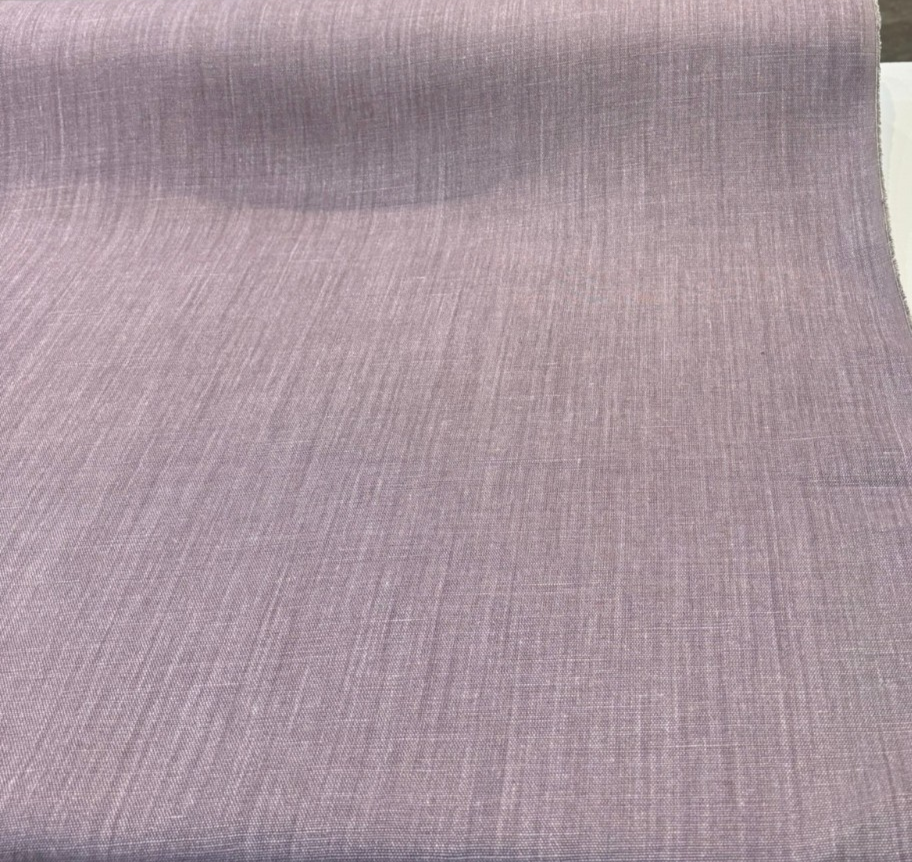 Nelen & Delbeke Belgian Linen Lino Belgian Linen Fabric - Plum Purple, 59" Width (1 Yard)