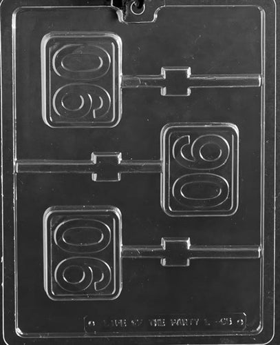 90 Plain Lolly Chocolate Mold - LPL065