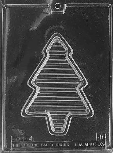 Christmas Tree Pour Box Chocolate Mold - Bottom