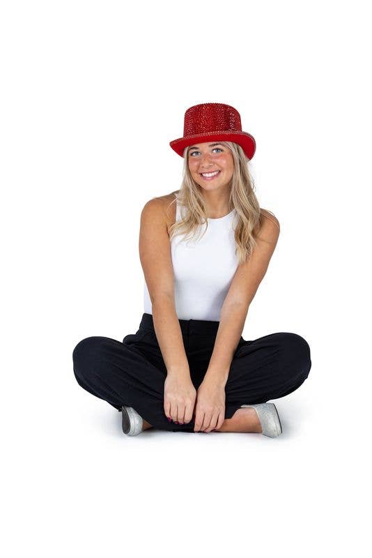 Rhinestone Top Hat