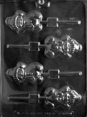 Snowman Lolly Chocolate Mold