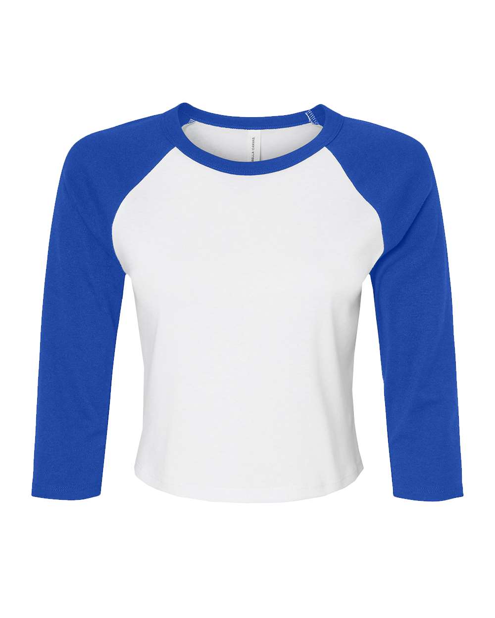 BELLA + CANVAS® Women's Micro Rib Three-Quarter Raglan Baby Tee