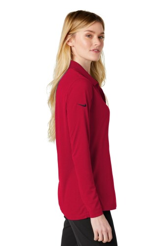 Nike® Ladies Dri-FIT Micro Pique Long Sleeve Polo