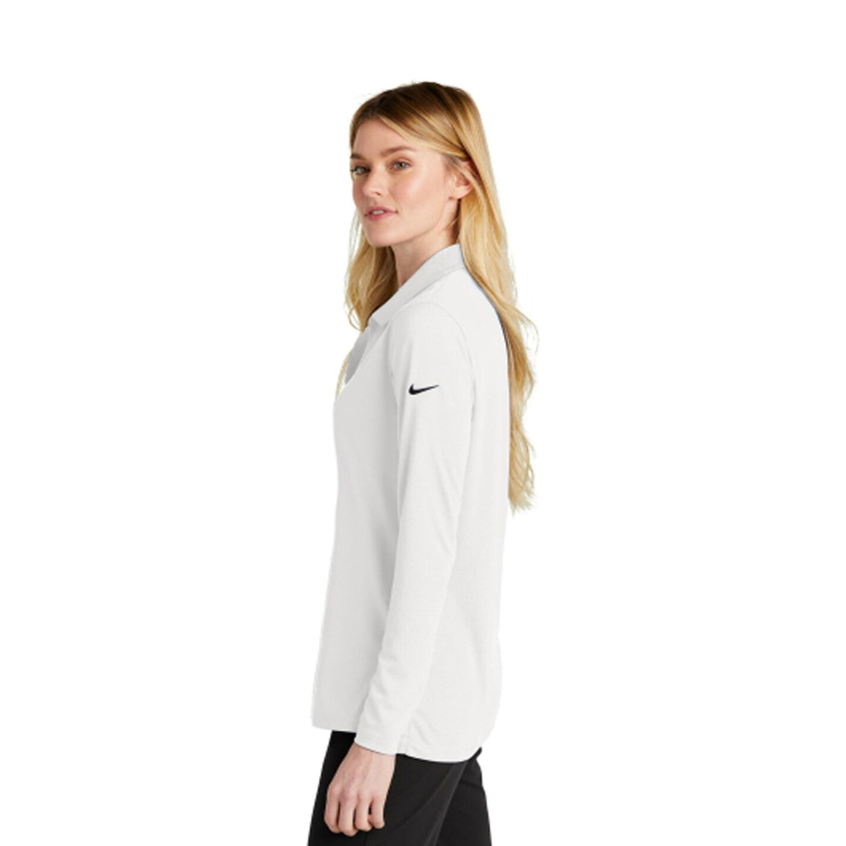 Nike® Ladies Dri-FIT Micro Pique Long Sleeve Polo