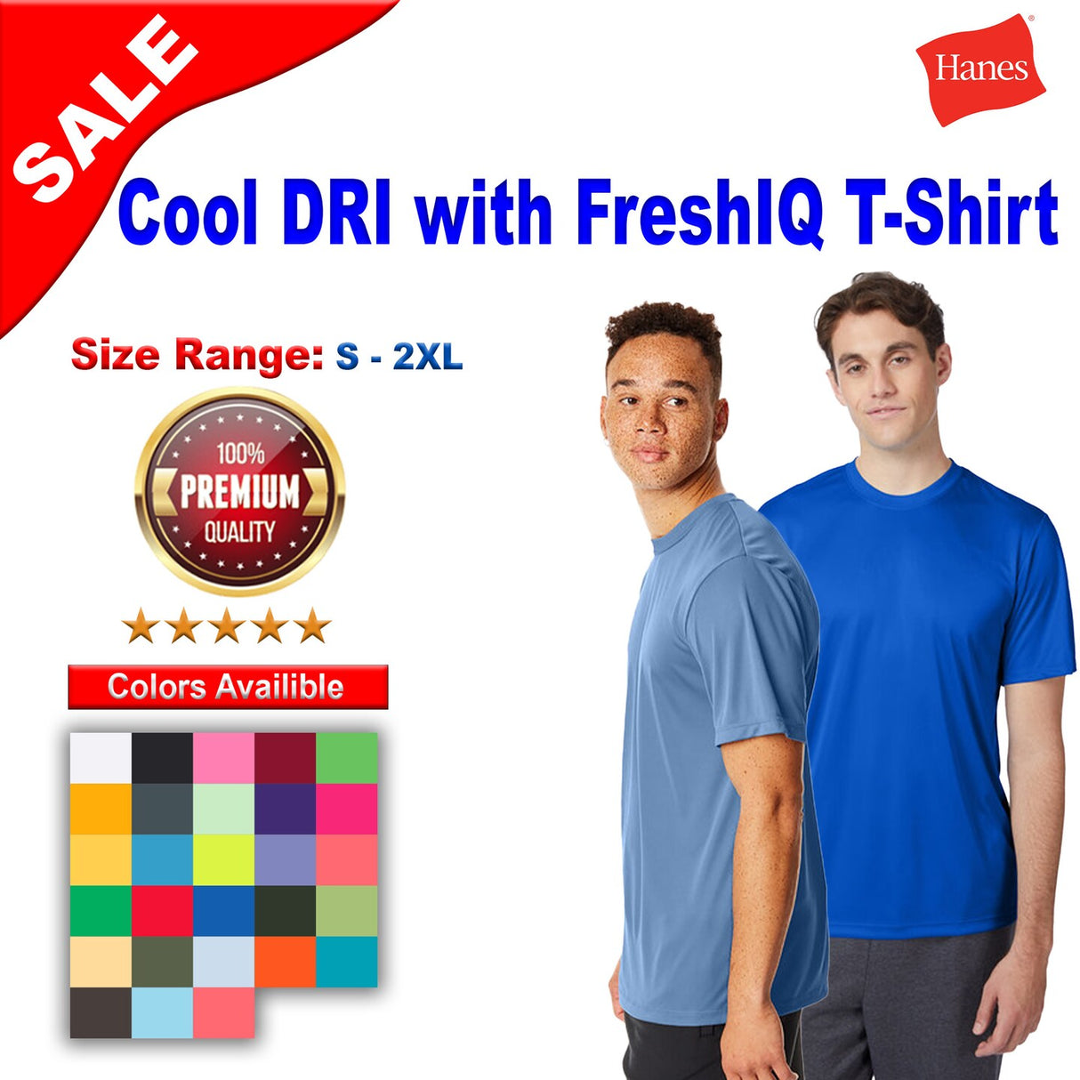 Hanes® Cool DRI with Fresh T-Shirt