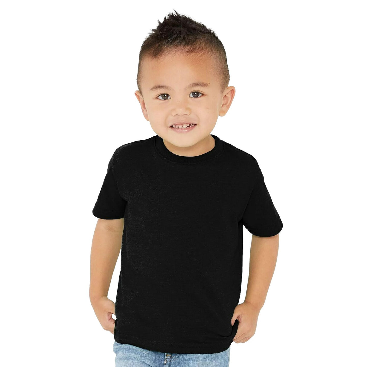 BELLA + CANVAS® Toddler Jersey Crew Neck Shot Sleeve T-Shirt