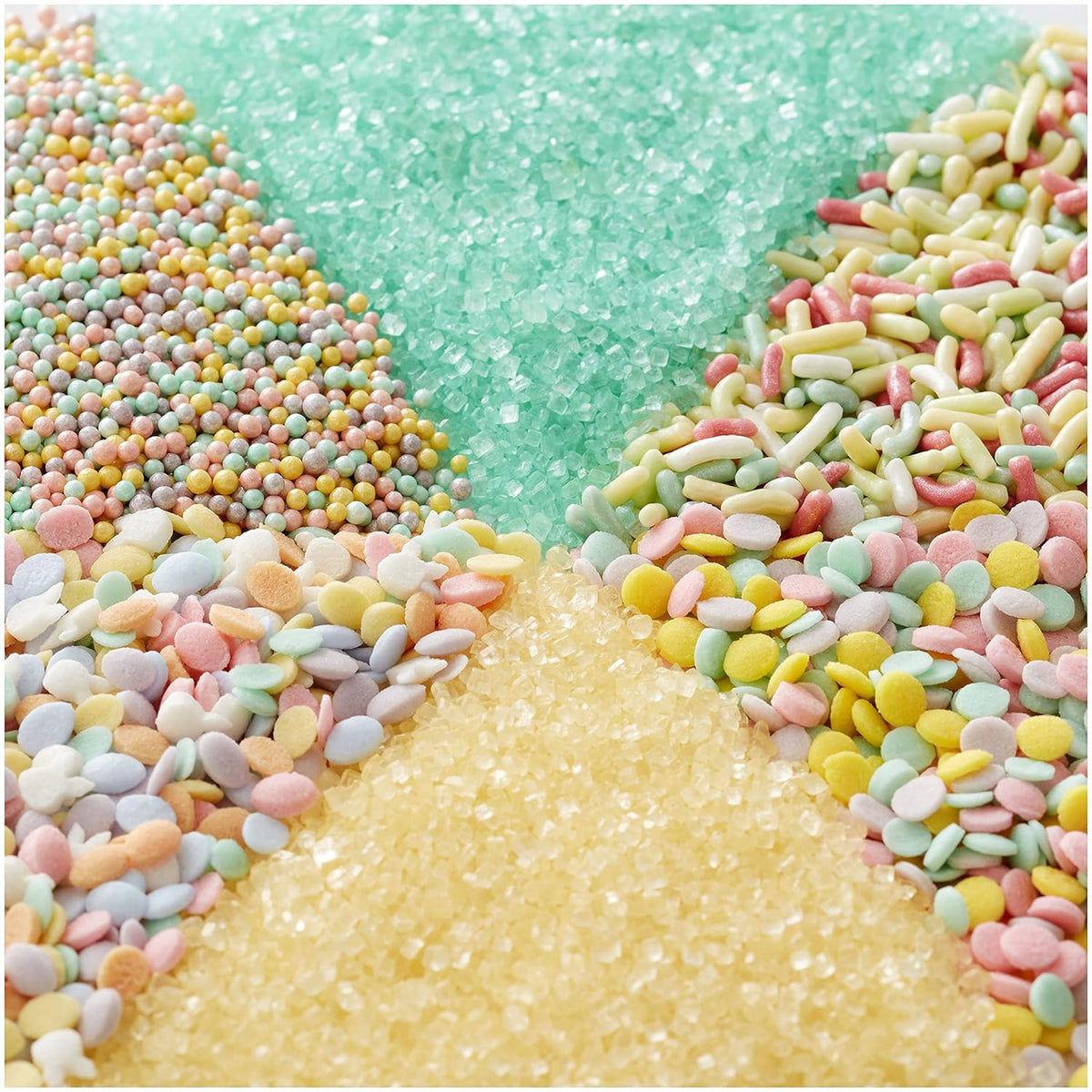 Wilton Spring 6-Cell Easter Mico Sprinkles Mix, 6.6 oz.