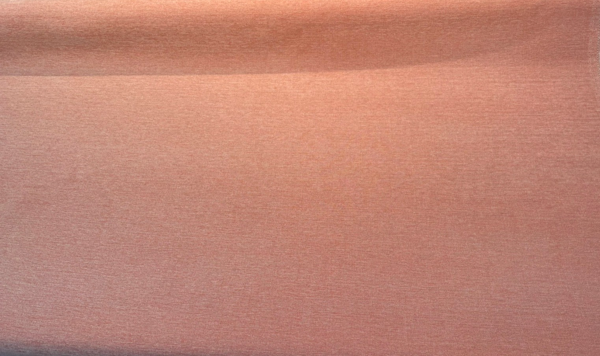 Sunbrella Platform Chenille Fabric - Coral Pink, Solid Chenille, 54" Width (1 Yard)