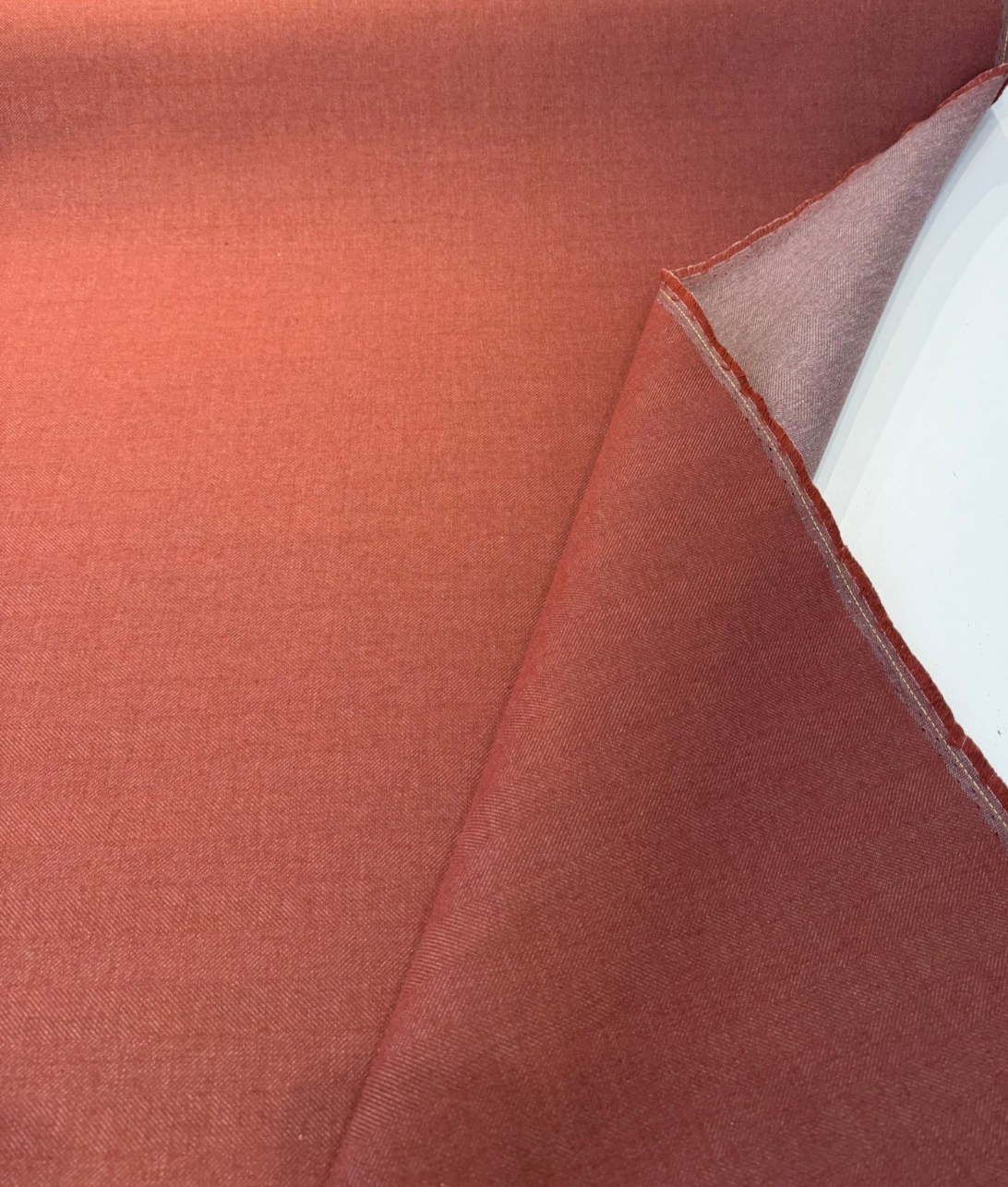 Sunbrella Switch Henna Acrylic Fabric - Maroon Red Herringbone, 54" Width (1 Yard)