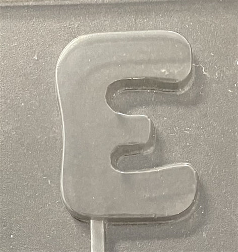 Letter E Pop Chocolate Mold