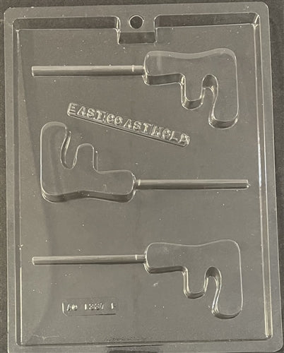 Letter F Pop Chocolate Mold - ECAO1337F