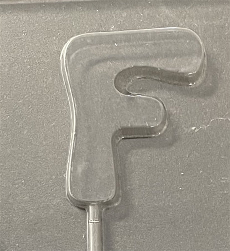 Letter F Pop Chocolate Mold