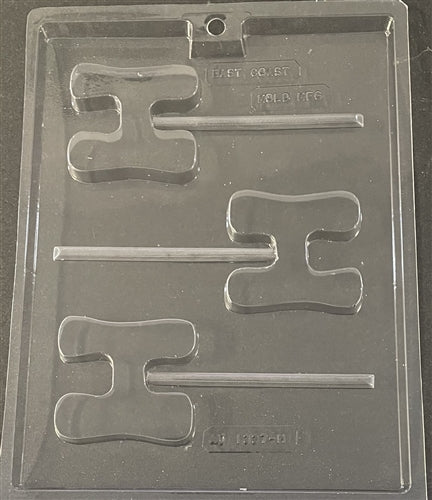 Letter H Pop Chocolate Mold - ECAO1337H