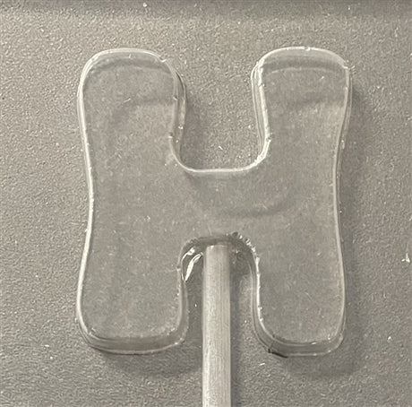 Letter H Pop Chocolate Mold