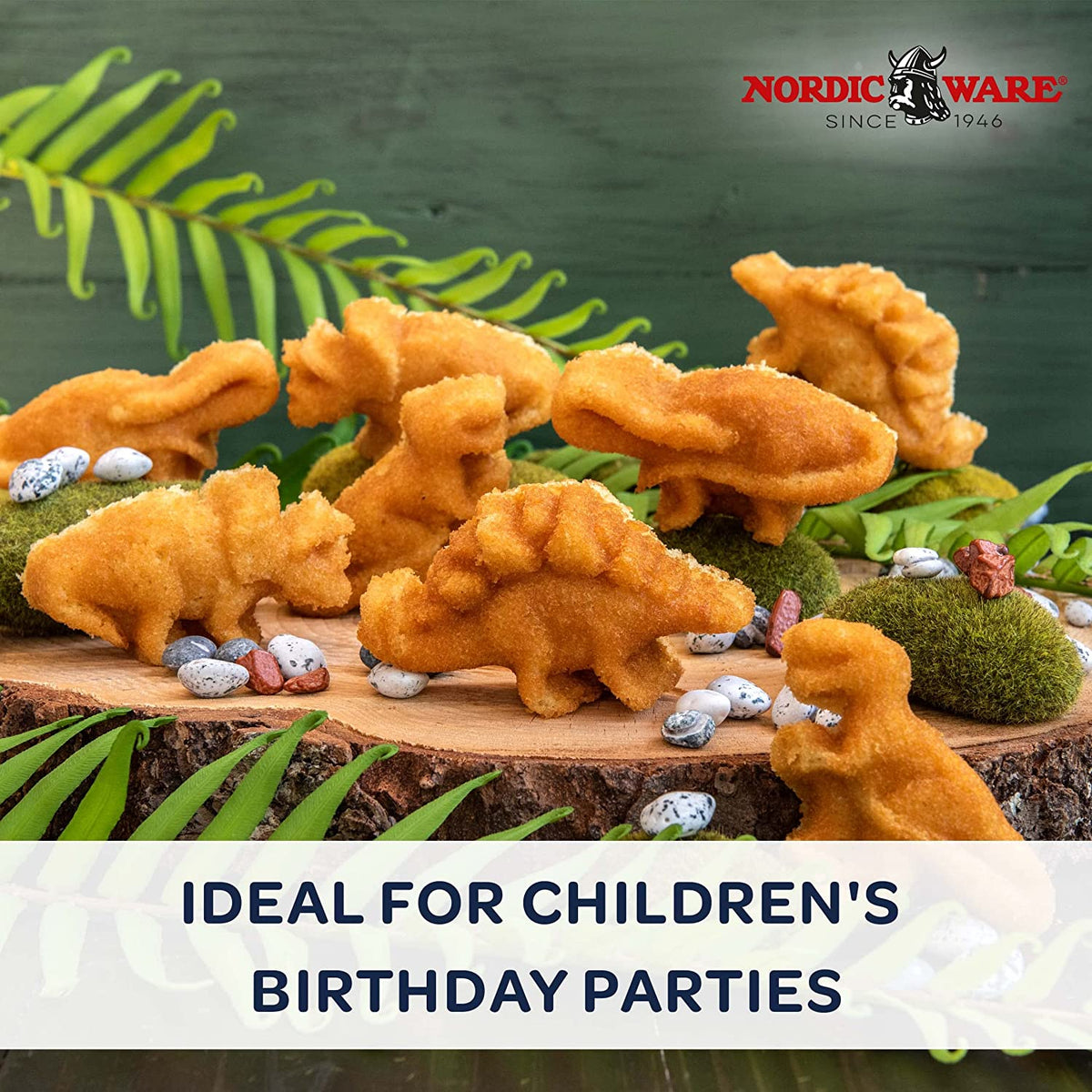Nordic Ware Pro Cast Dinosaur Cakelette Pan