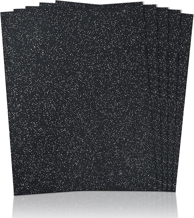 Glitter Felt Sheets 9x12 5-Pack