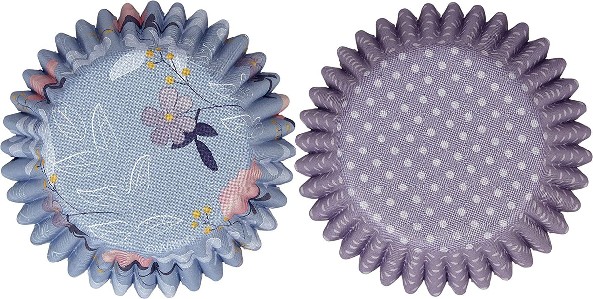 Wilton Floral Party Mini Baking Cups, 100-Count