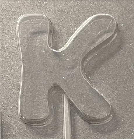 Letter K Pop Chocolate Mold