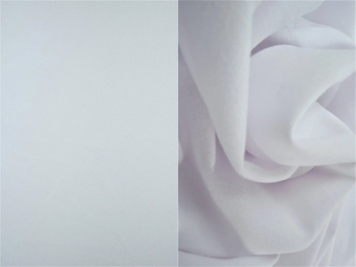 1 Yard Solid Techno Crepe Fabric, Heavy Stretch 58/60" Wide for Apparel