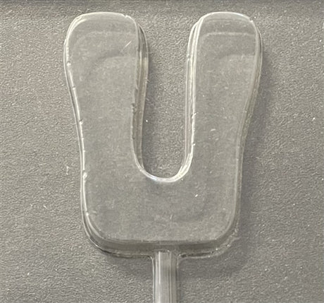 Letter U Pop Chocolate Mold
