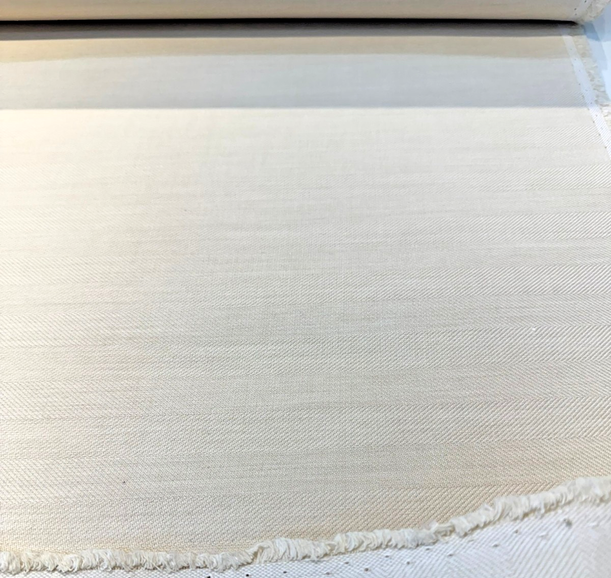 Sunbrella Switch Parchment Solution-Dyed Acrylic Fabric - Herringbone, Parchment, 54" Width (1 Yard)