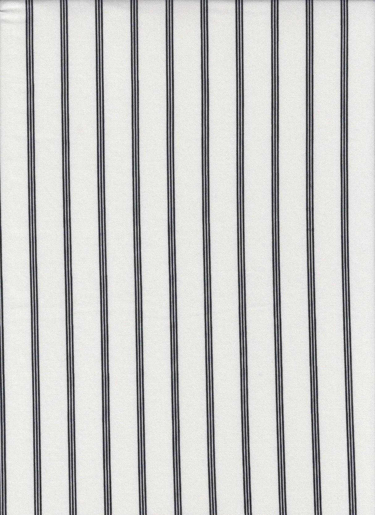 1 Yard Ivory Vertical Stripe Print DTY Knit Fabric 180 GSM, 58/60'' Wide Polyester Spandex Blend