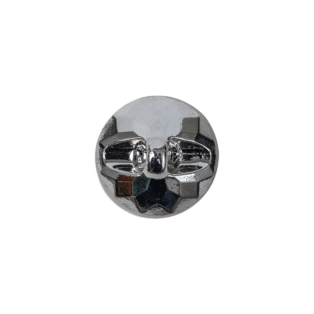 Gold Glass Button - 24L/15mm