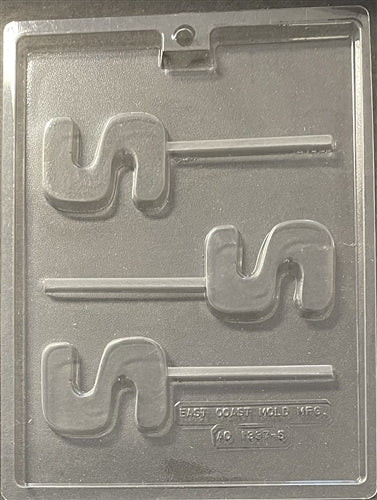 Letter S Pop Chocolate Mold