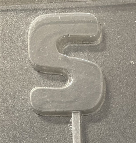 Letter S Pop Chocolate Mold