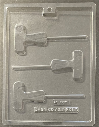 Letter T Pop Chocolate Mold - ECAO1337T