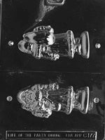 3D Santa w/Bag Chocolate Mold