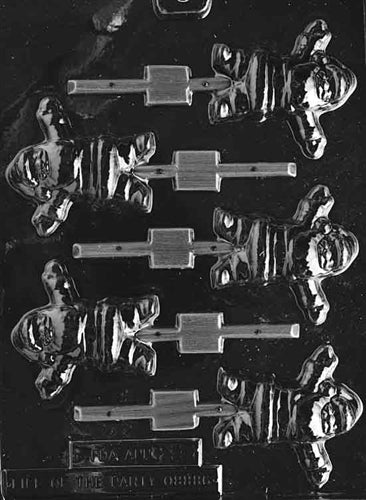 Chubby Waving Santa Lolly Chocolate Mold - LPC113