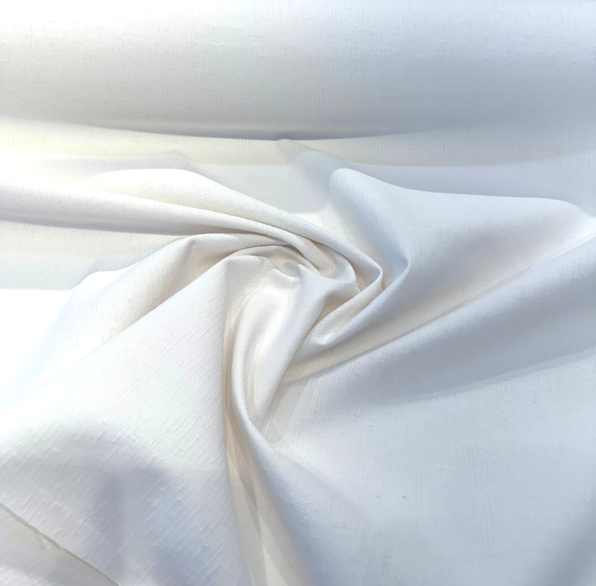 Sunbrella Grasscloth White Acrylic Fabric - White Textured Grasscloth, 54" Width (1 Yard)