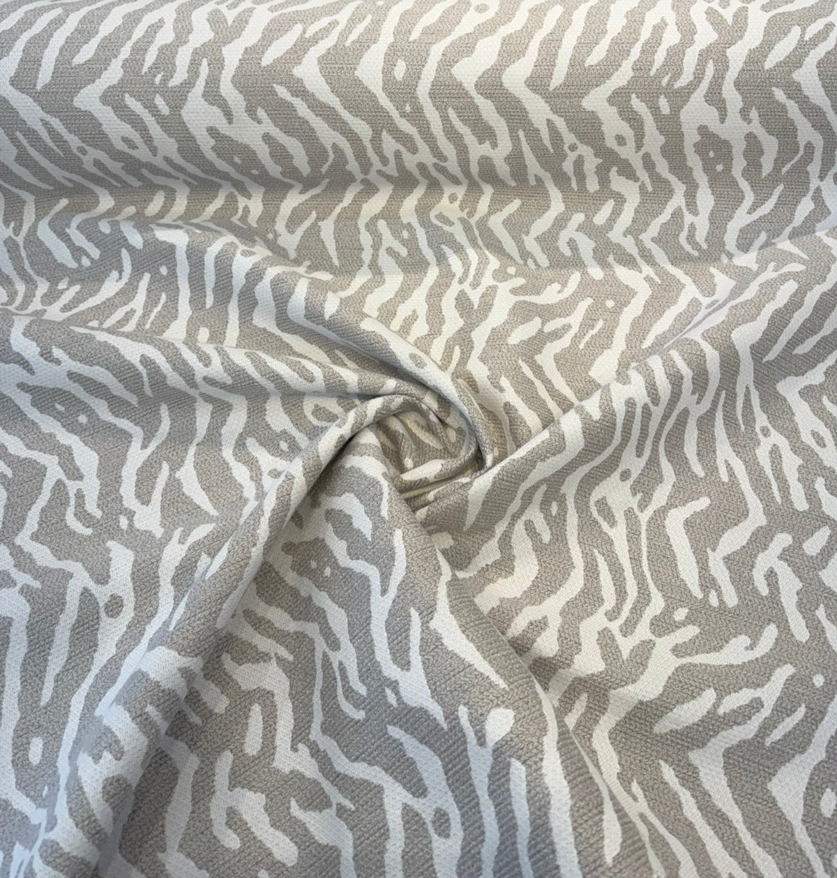 Sunbrella Panthera Cloud Acrylic Fabric - Cloud Gray Animal Pattern, 54" Width (By The Yard)