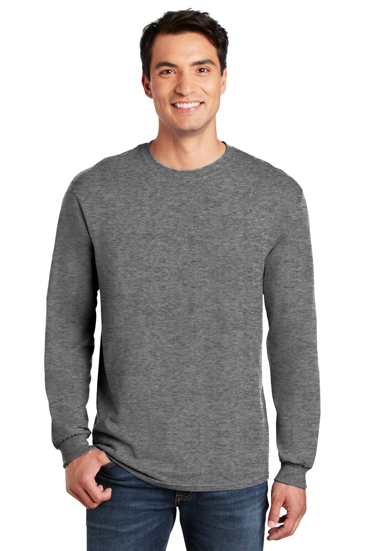 Gildan® Heavy Cotton Long Sleeve Crewneck T-Shirt