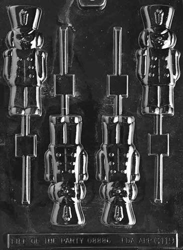 Toy Soldier Lolly Chocolate Mold