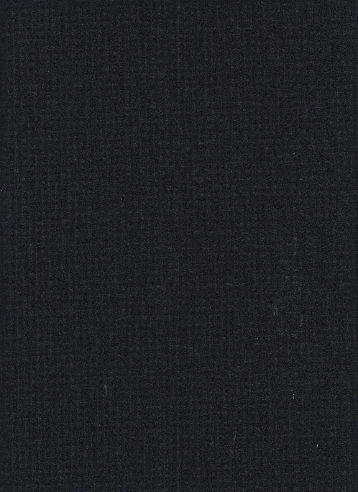 1 Yard Black Solid Poly Rib Knit Fabric 200 GSM, 54/56'' Wide Polyester Spandex Blend