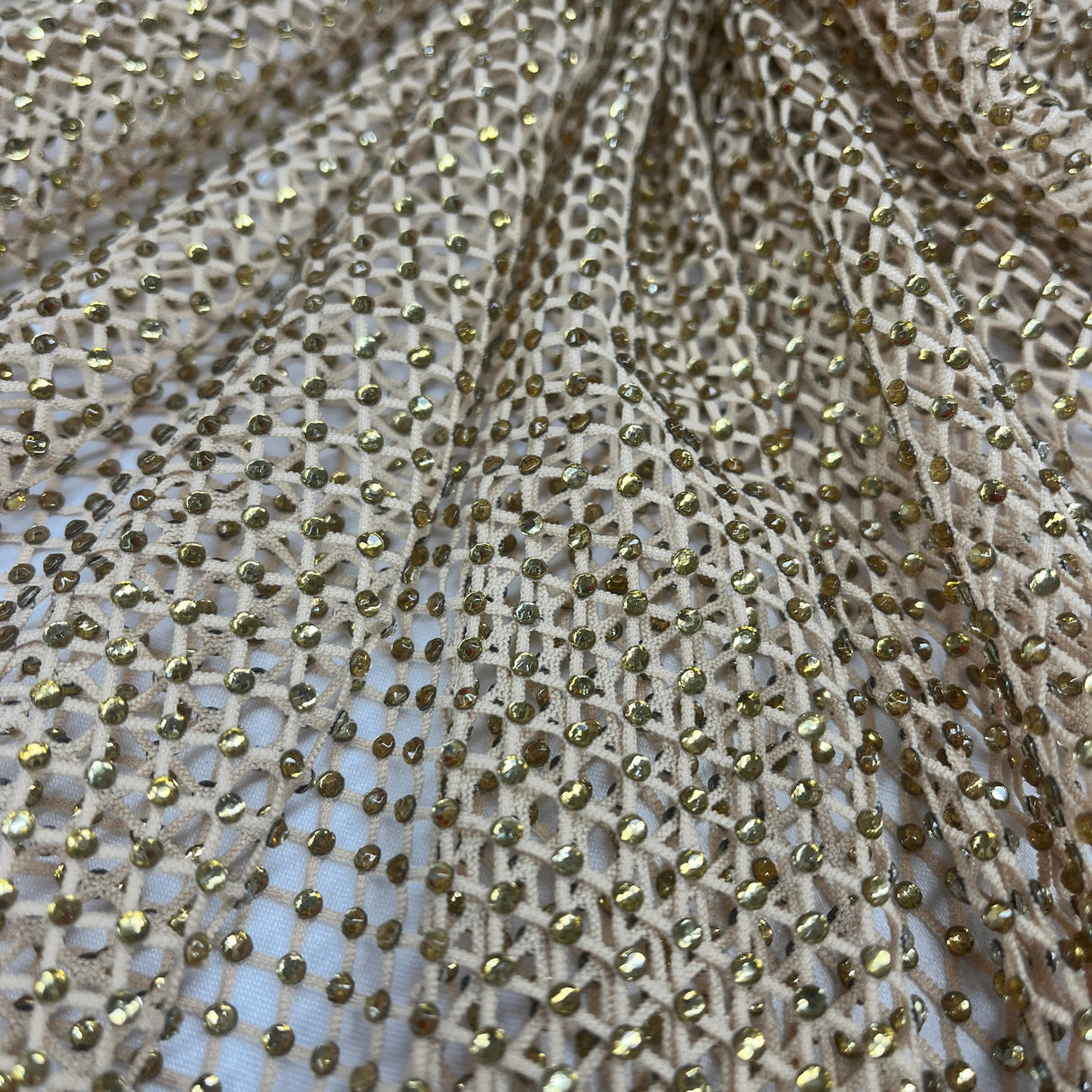 Diamond Fishnet 4-Way Stretch Fabric