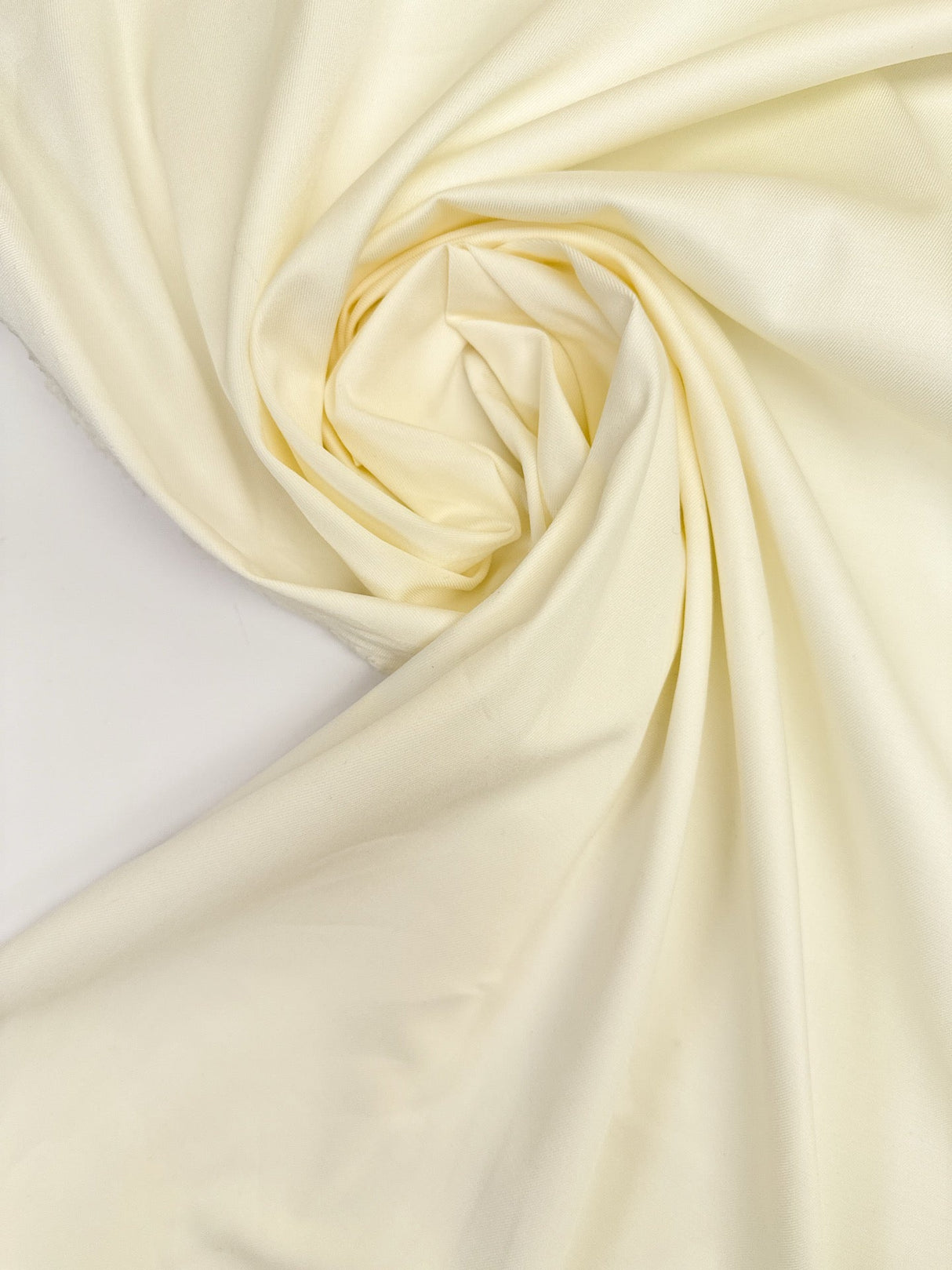 Tencel Cotton Elastane Twill White
