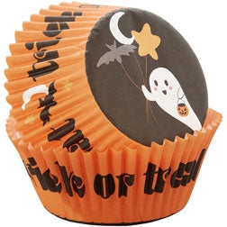 Trick or Treat Halloween Standard Size Baking Cups - 75 Count Pack*