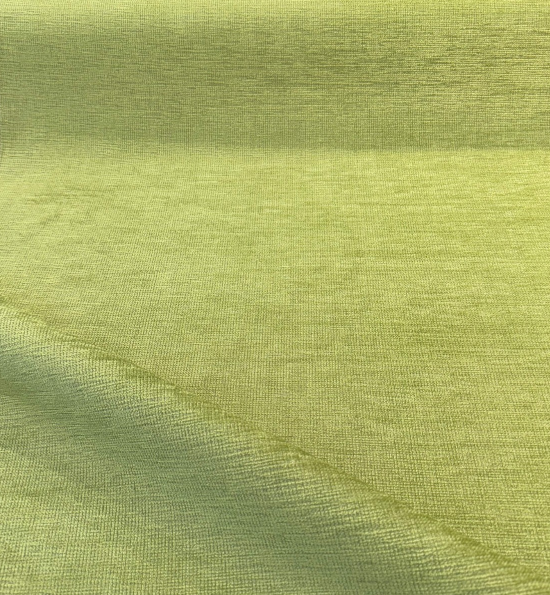 Sunbrella Kiwi Green Chenille Performance Acrylic Fabric - Kiwi Green, Chenille, 54" Width (1 Yard)