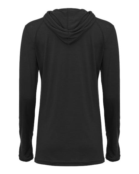 Women's Tri-Blend Surplice Long Sleeve Hooded T-Shirt