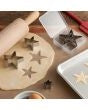 Star Shaped Metal Cookie Cutters - 5 Piece Set