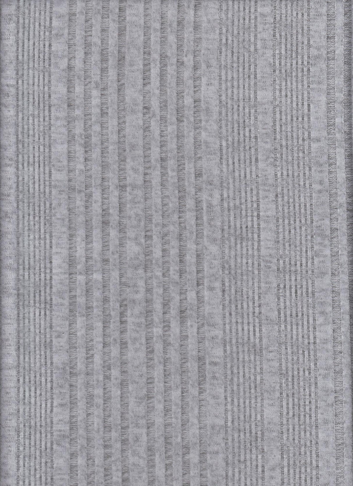 Rib Stretch Knit Fabric HT.GREY