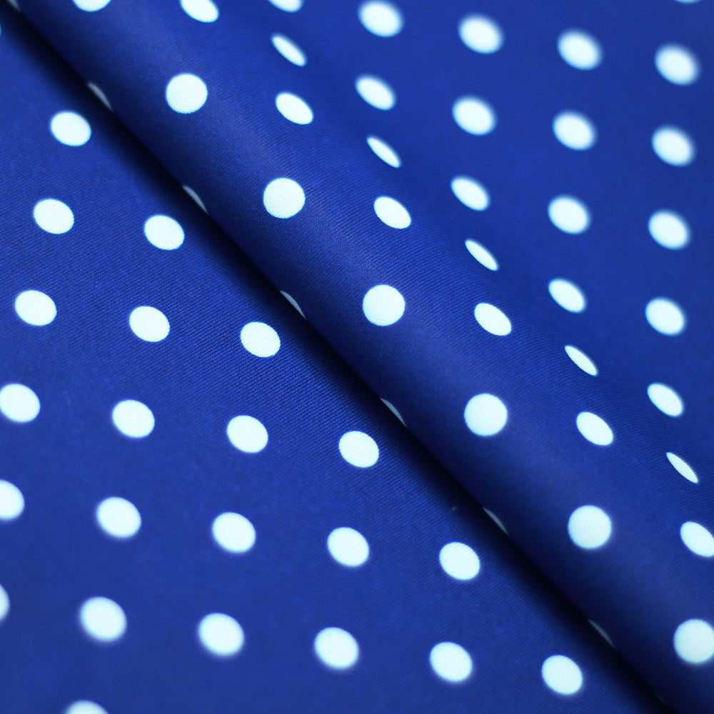 Dippin Dotz Poly Spandex Fabric - Small Polka Dots, Multiple Colors, 58/60" Width (1 Yard)