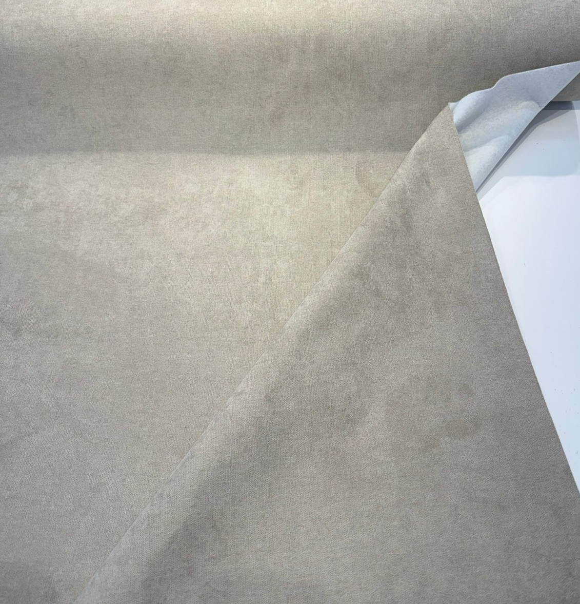 Sensation Performance Polyester Fabric - Cream Clay, Solid, 54" Width (1 Yard)