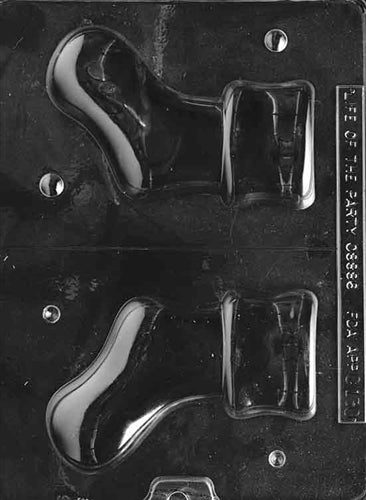 3D সান্তা বুট চকোলেট ছাঁচ