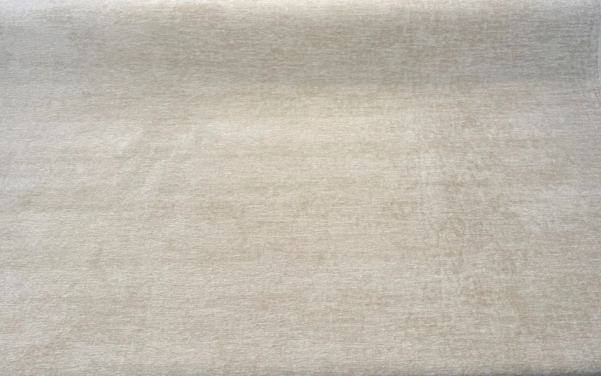 Empire Beach Beige Lush Soft Chenille Fabric - Beach Beige, 55" Width (1 Yard)