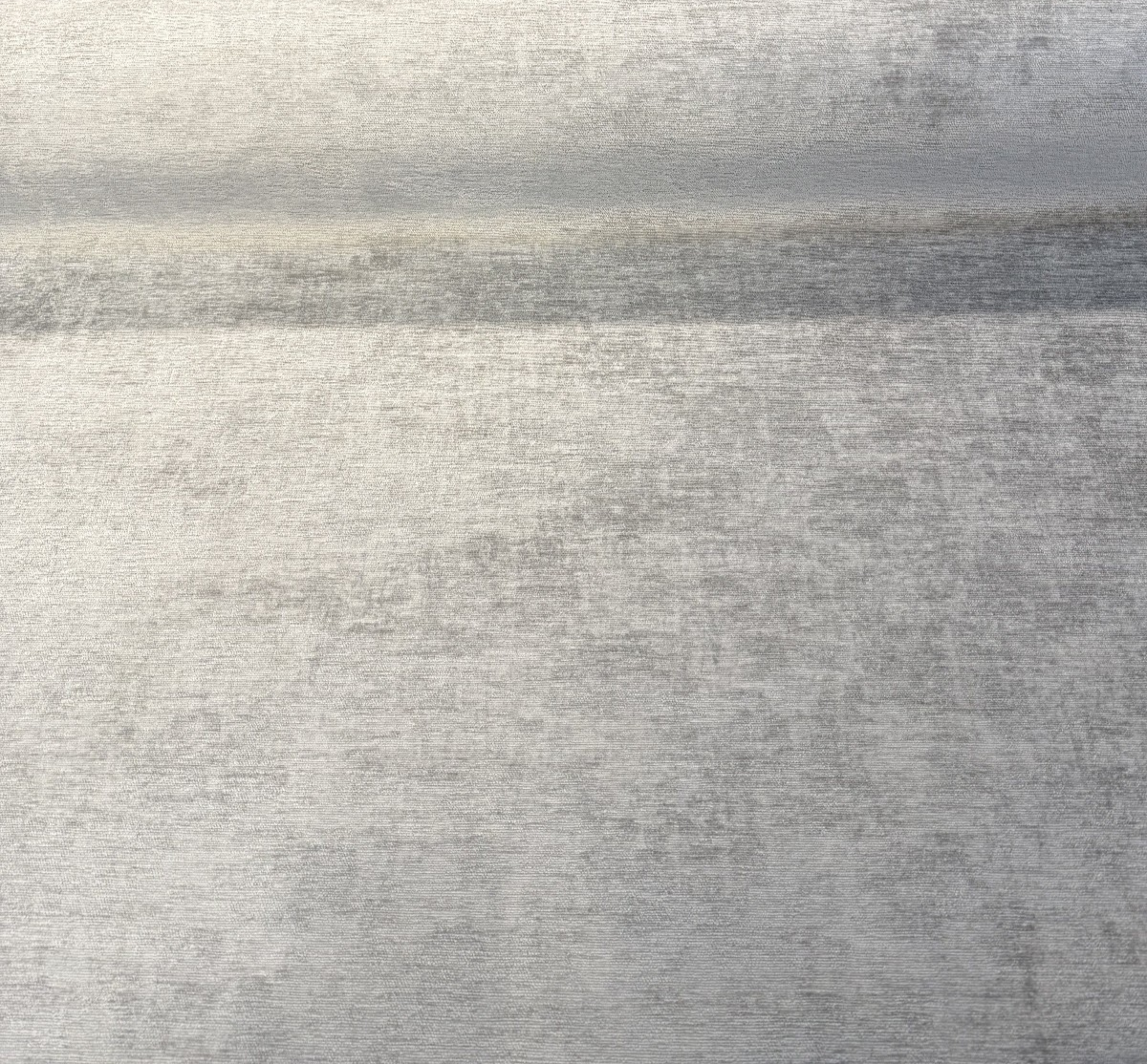 Empire Feather Gray Lush Chenille Upholstery Fabric - Feather Gray, 55" Width (1 Yard)